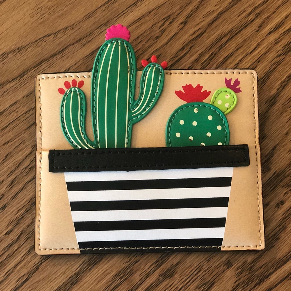 Kate Spade Scenic Route Cactus Card Holder